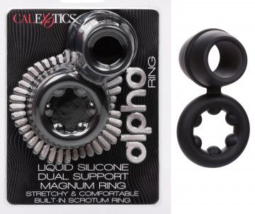 ALPHA LIQUID SILICONE DUAL SUPPORT MAGNUM RING