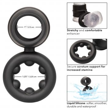 ALPHA LIQUID SILICONE DUAL SUPPORT MAGNUM RING