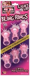 BACHELORETTE LIGHT UP BLING RINGS