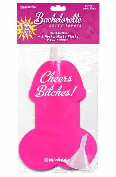 BACHELORETTE PARTY FAVORS PECKER PARTY FLASK