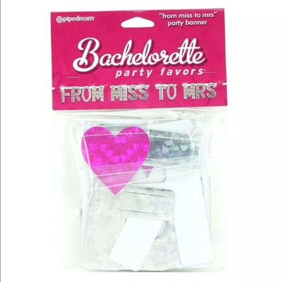 BACHELORETTE FROM MISS TO MRS BANNER