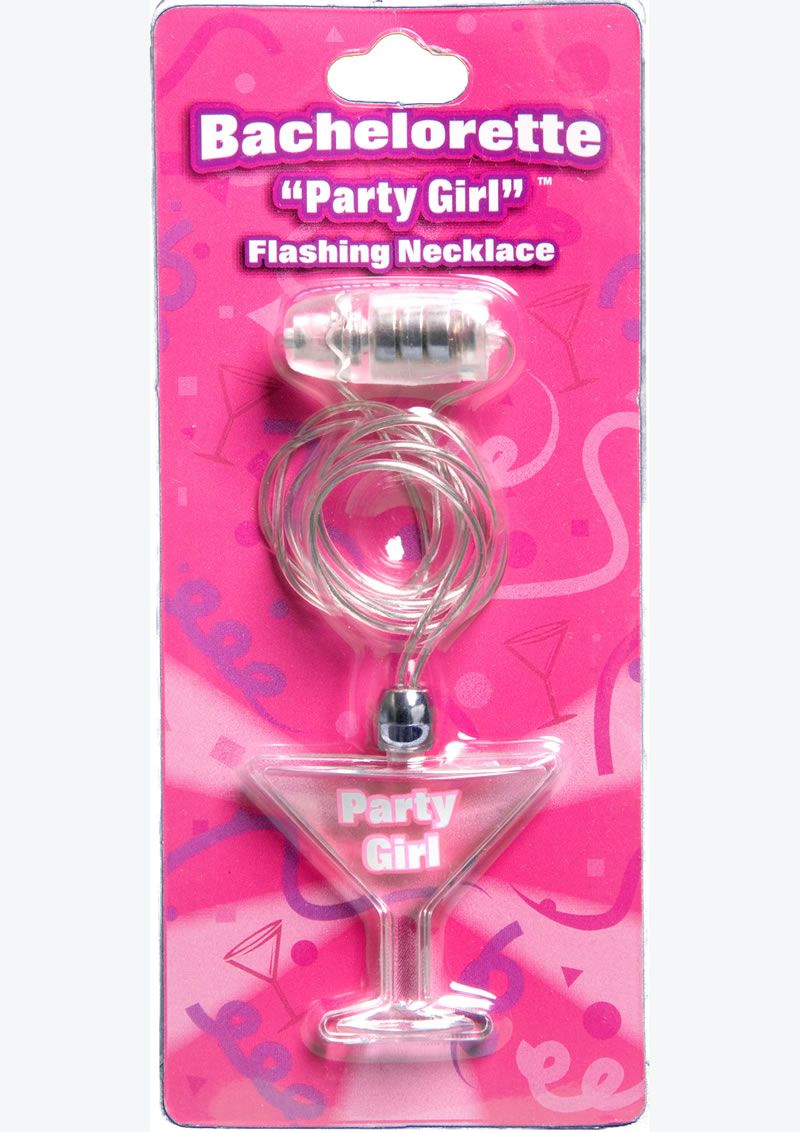 BACHELORETTE PARTY GIRL FLASHING NECKLACE
