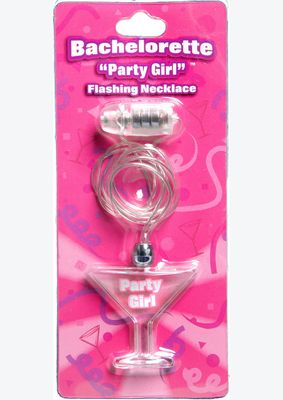 BACHELORETTE PARTY GIRL FLASHING NECKLACE