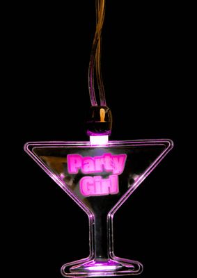 BACHELORETTE PARTY GIRL FLASHING NECKLACE