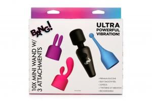 BANG! 10X MINI WAND W/3 ATTACHMENTS