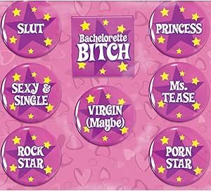 BACHELORETTE PARTY BUTTONS