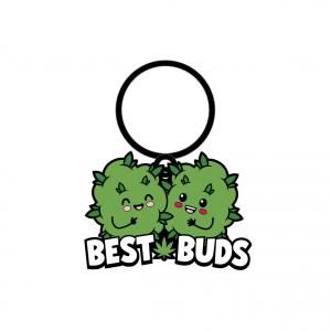 BEST BUDS KEYCHAIN