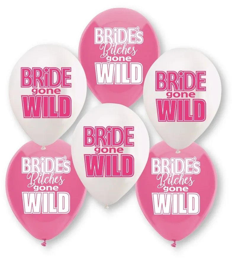 BRIDE GONE WILD BALLOONS