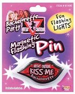 BACHELORETTE PARTY MAGNETIC FLASHING PIN