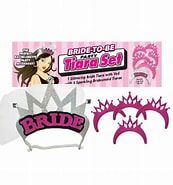 BRIDE TO BE PARTY TIARA SET BRIDE TO BE PARTY TIARA SET