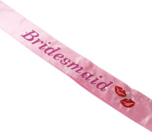 BRIDESMAID FLASHING PINK SASH
