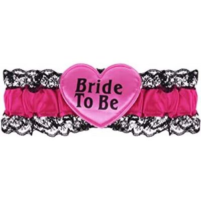 BRIDE TO BE GARTER PINK