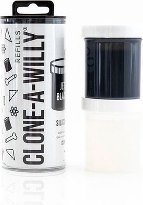 CLONE A WILLY SILICONE REFILL JET BLK