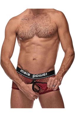 COCK PIT NET MINI COCK RING SHORT EXTRA LARGE BURGUNDY
