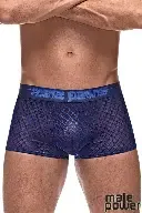 DIAMOND MESH MINI SHORT NAVY LARGE