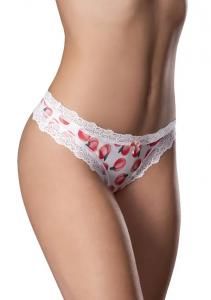 CROTCHLESS THONG PEACH L/XL
