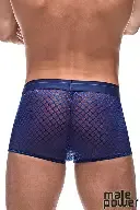 DIAMOND MESH MINI SHORT NAVY SMALL