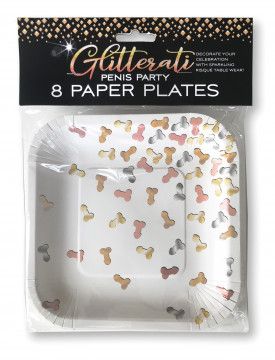 GLITTERATI ROSE GOLD PENIS PLATES