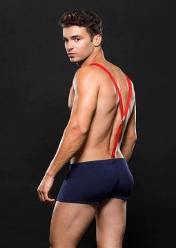 FIREMAN BOTTOM WITH SUSPENDERS L/XL