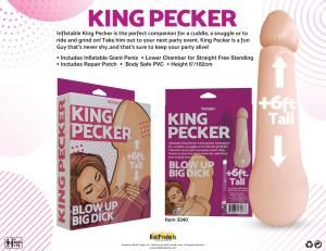 KING PECKER 6 FOOT GIANT INFLATABLE PENIS