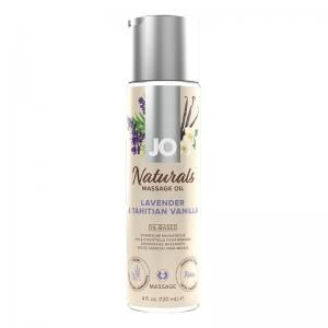 JO NATURALS MASSAGE OIL LAVENDER AND VANILLA