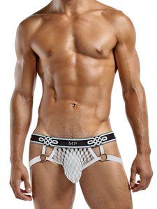 PEEP SHOW JOCK RING WHITE L/XL
