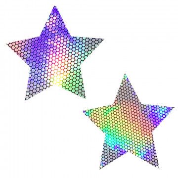 NIPZTIX LIQUID PARTY HOLOGRAPHIC STAR PASTIES