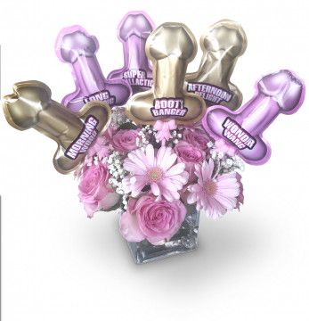 PENIS POP UP BALLOONS 6CT