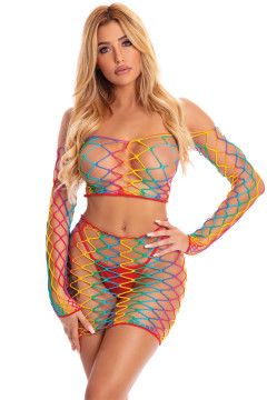 POT OF GOLD 2PC SET ONE SIZE RAINBOW