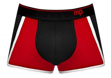 RETRO SPORT PANEL SHORT BLK/RED LRG