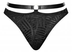 RUDE AWAKENING STRAP THONG BLACK S/M