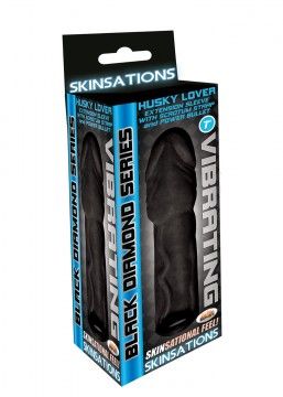SKINSATIONS BLACK DIAMOND SERIES VIBRATING HUSKY LOVER 7