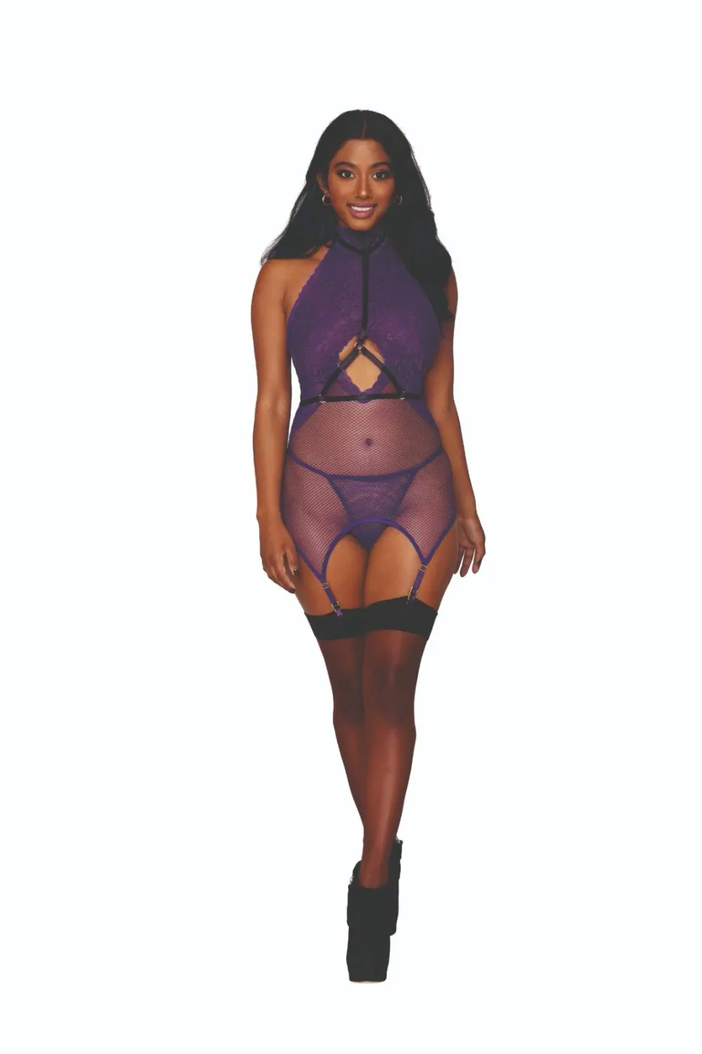 12923 GARTERSLIP GSTRING AND HARNESS