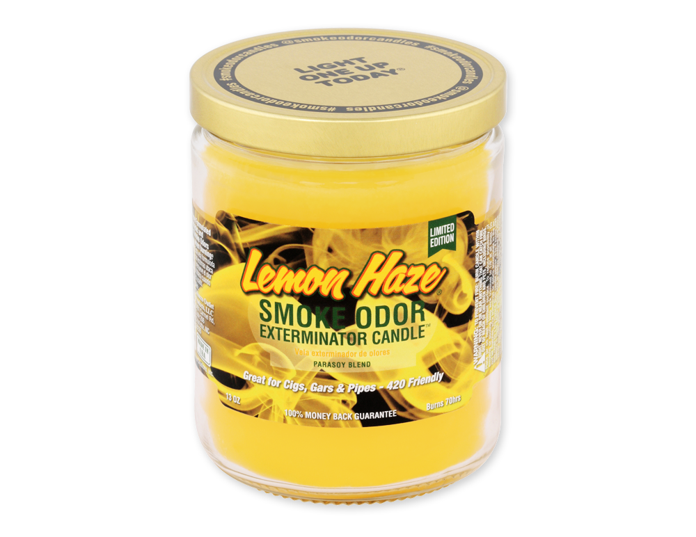 SMOKE ODOR CANDLE LEMON HAZE