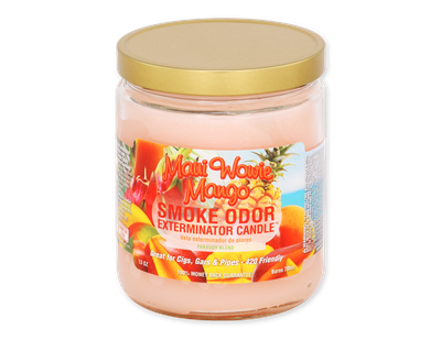 SMOKE ODOR CANDLE MAUI WOWIE MANGO