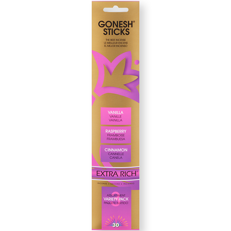 GONESH INCENSE STICKS VARIETY PACK 3