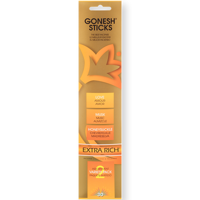 GONESH INCENSE STICKS VARIETY PACK 2
