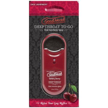 GOODHEAD TO GO DEEP THROAT SPRAY WILD CHERRY
