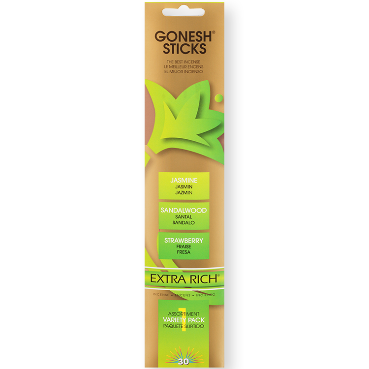 GONESH INCENSE STICKS VARIETY PACK