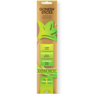 GONESH INCENSE STICKS VARIETY PACK