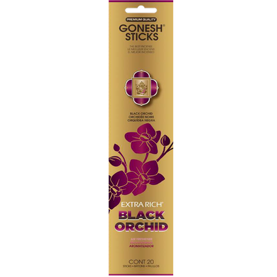 GONESH INCENSE STICKS BLACK ORCHID