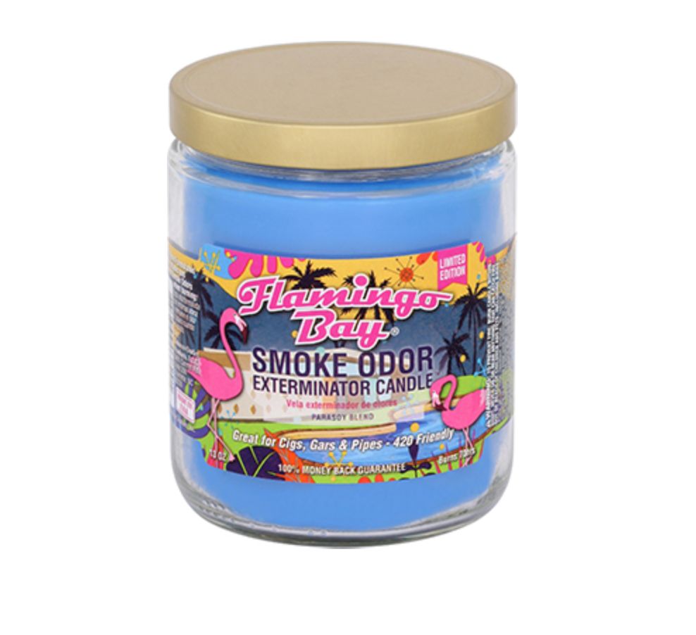SMOKE ODOR CANDLE FLAMINGO BAY