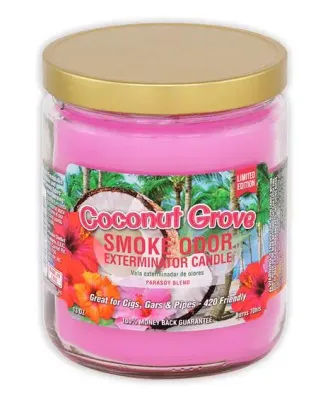 SMOKE ODOR CANDLE COCONUT GROVE