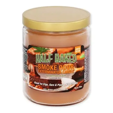 SMOKE ODOR CANDLE HALF BAKED