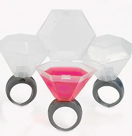 SHOT GLASS WEDDING RING