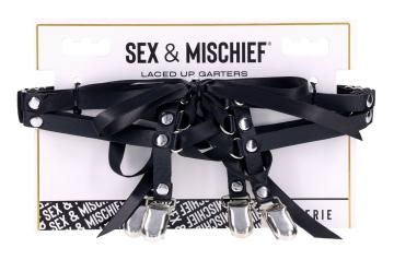 LACE LACED UP GARTERS