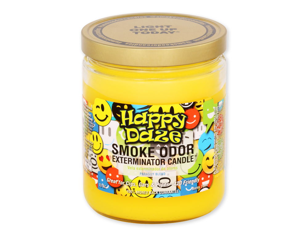 SMOKE ODOR CANDLE HAPPY DAZE