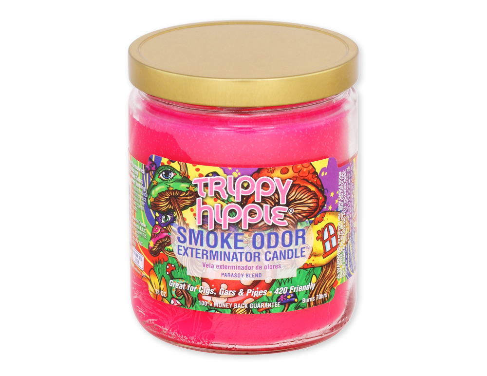 SMOKE ODOR CANDLE TIRPPY HIPPIE