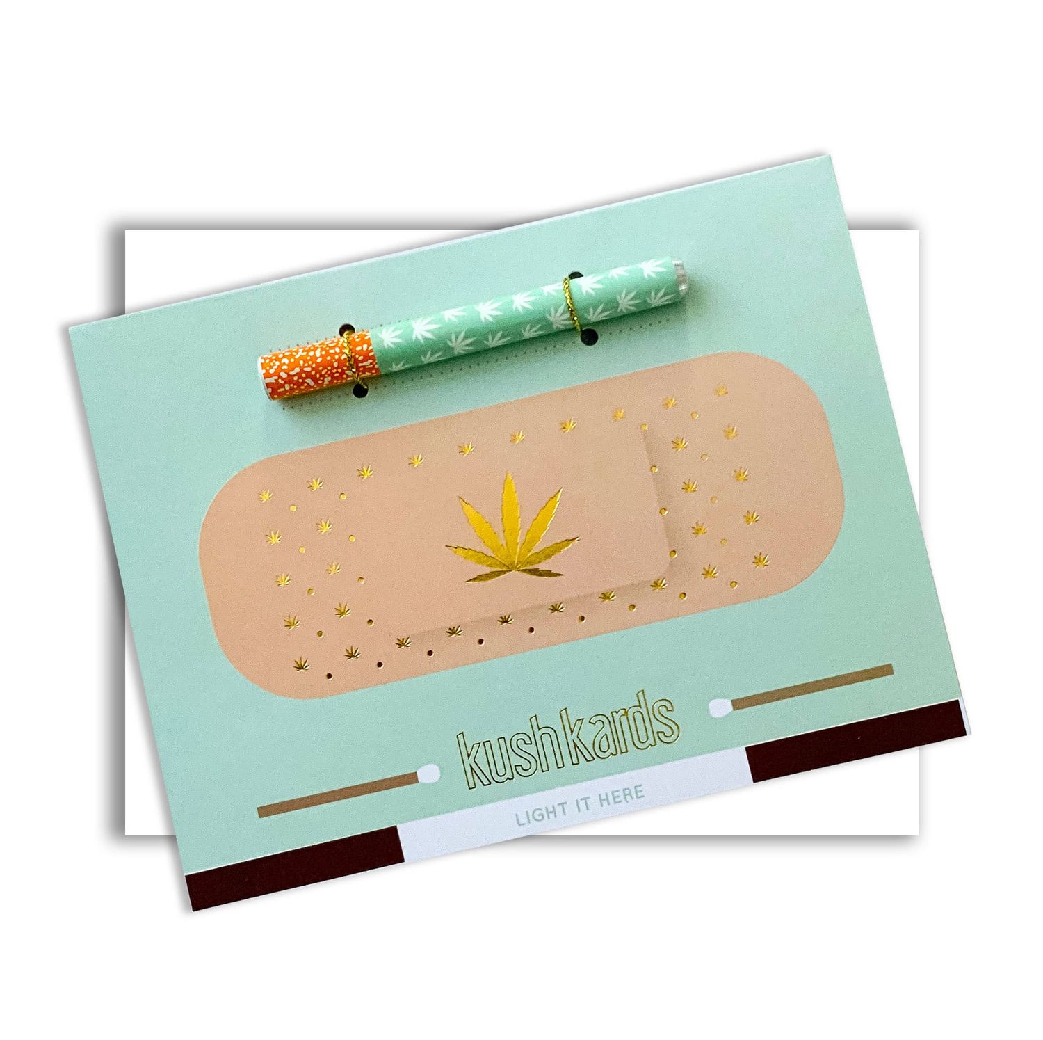KUSHKARDS GET WELL BANDAID CARD KUSHKARDS GET WELL BANDAID CARD