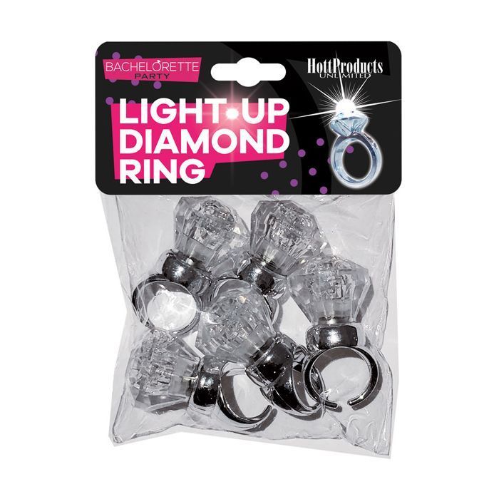 LIGHT UP DIAMOND RING 5PK